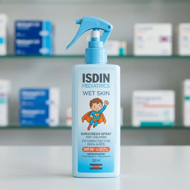 Fotoprotector ISDIN Pediatrics Transparent Spray WET SKIN SPF 50